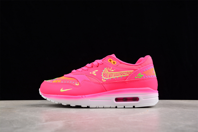 nouvelles sneakers nike air max 1 dia de los muertos pink fq8172-645
